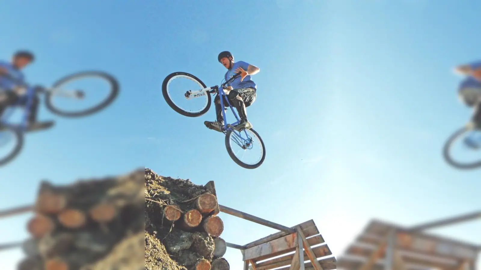 Gewagte Sprünge sind jetzt bei Wartenberg möglich: Die neue Dirt-Bike-Anlage zieht selbst aus dem Süden des Landkreises Fahrer an. 	 (Foto: sy)