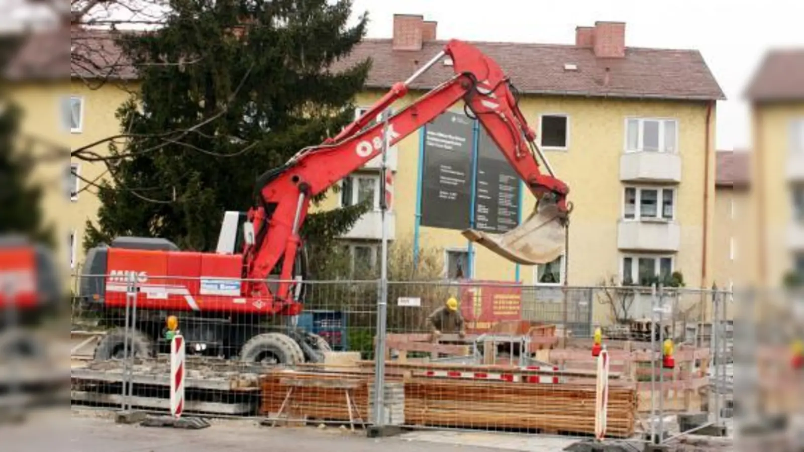An der Krüner Straße werden die Dükerbauarbeiten fortgeführt. (Foto: job)