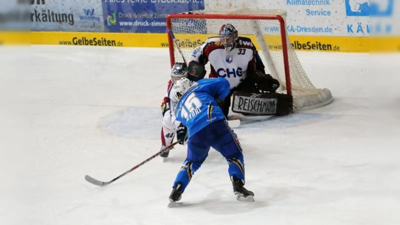 Die EVR Tower Stars sind ein harter, aber schlagbarer Gegner. Zuletzt siegte der EHC am 24. Januar mit 2:1, am 7. März setzte es auswärts eine bittere 0:4-Niederlage.	 (Foto: Heike Feiner)