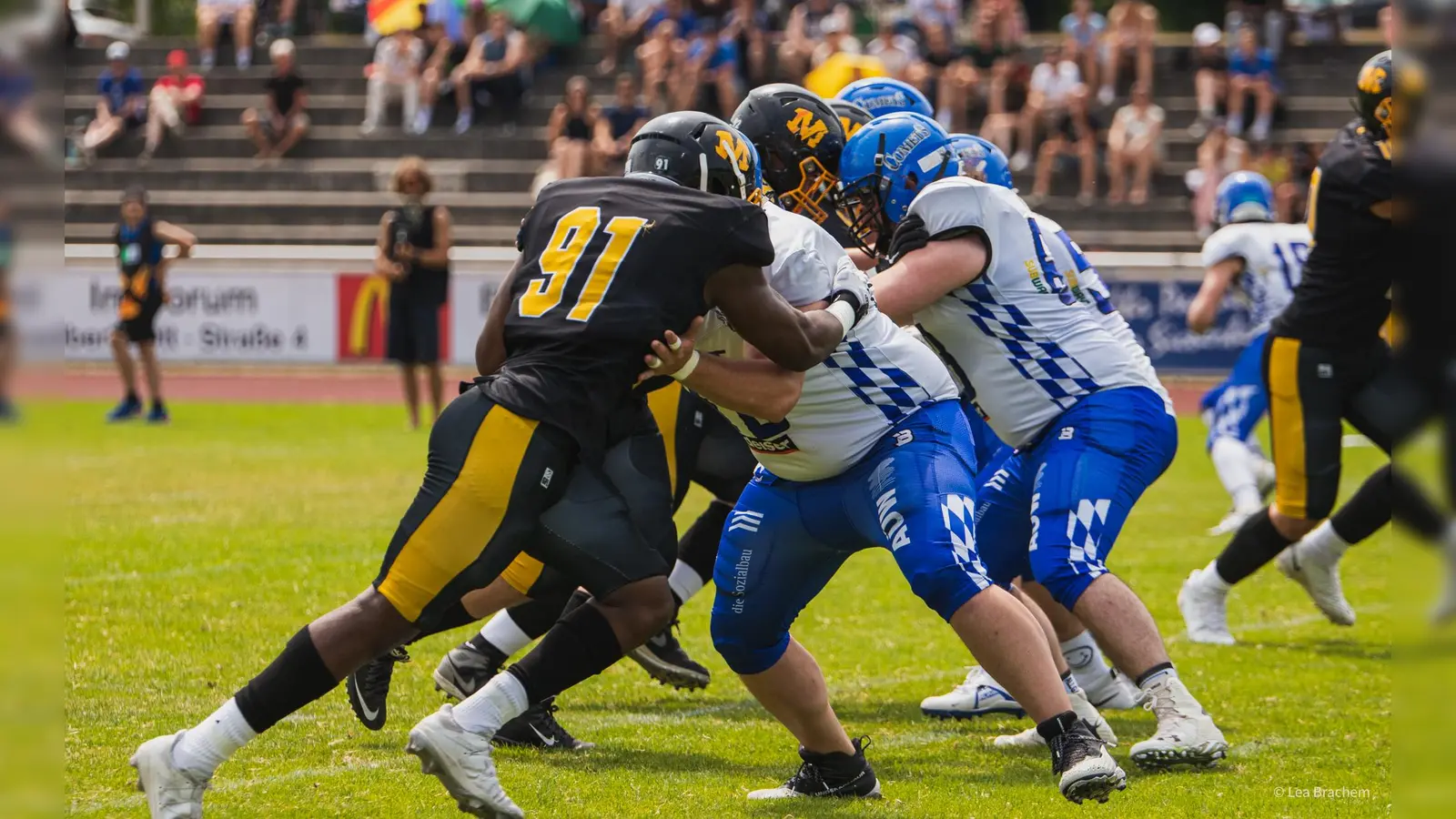 Den Munich Cowboys steht mit den Allgäu Comets eine anspruchsvolle Aufgabe vorher. (Foto: Lea Brachem)