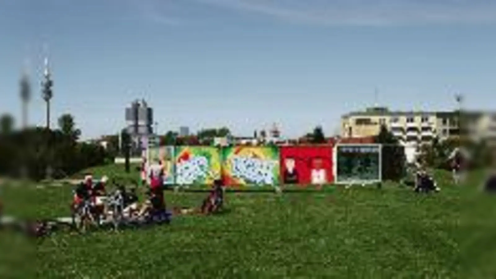 Kunst von Jugendlichen im Petuelpark.  (Foto: VA)