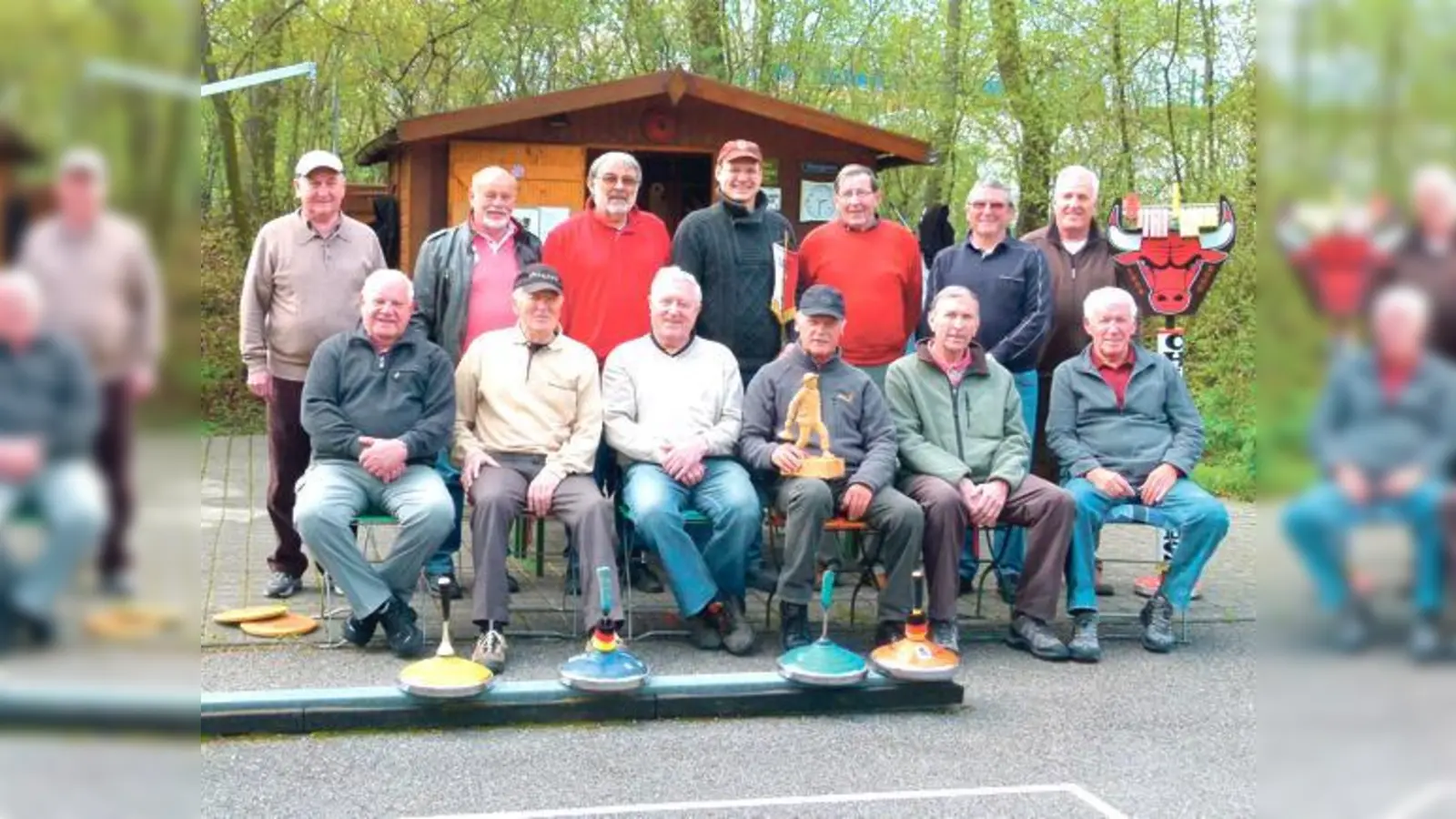 Lauter ehemalige aktive Mannschaftssportler des TSV zeigen in Daglfing eine gute Mischung aus Teamgeist und Leistungsgedanken.	 (Foto: VA)