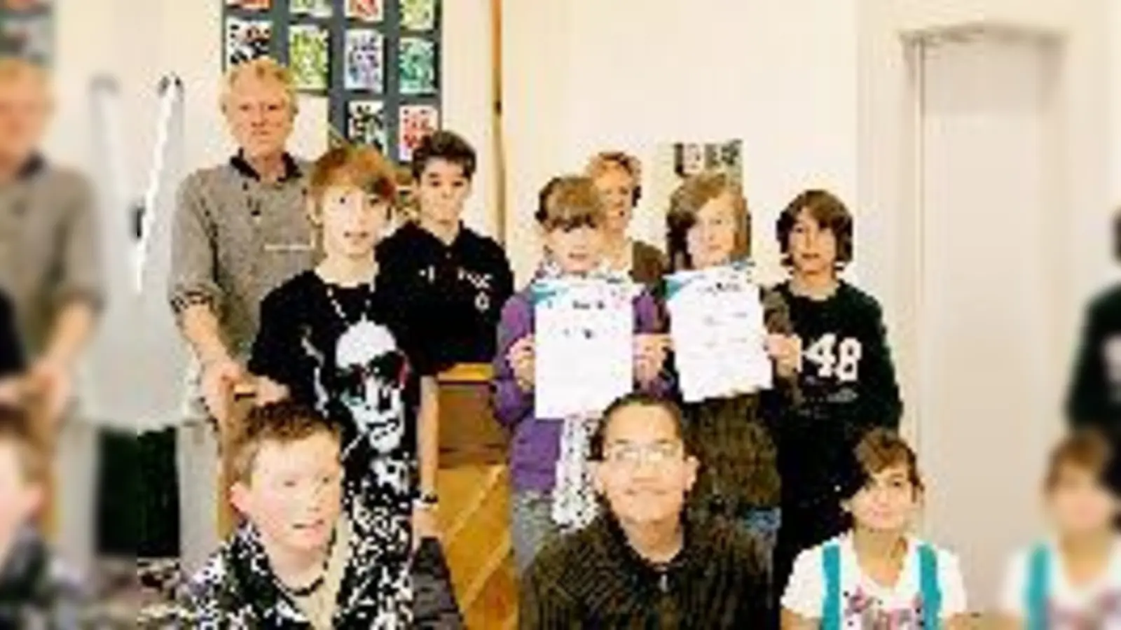 Die Simmernschüler sammelten am meisten für die Jugendherbergen und wurden jetzt belohnt. 	 (Foto: Schule)