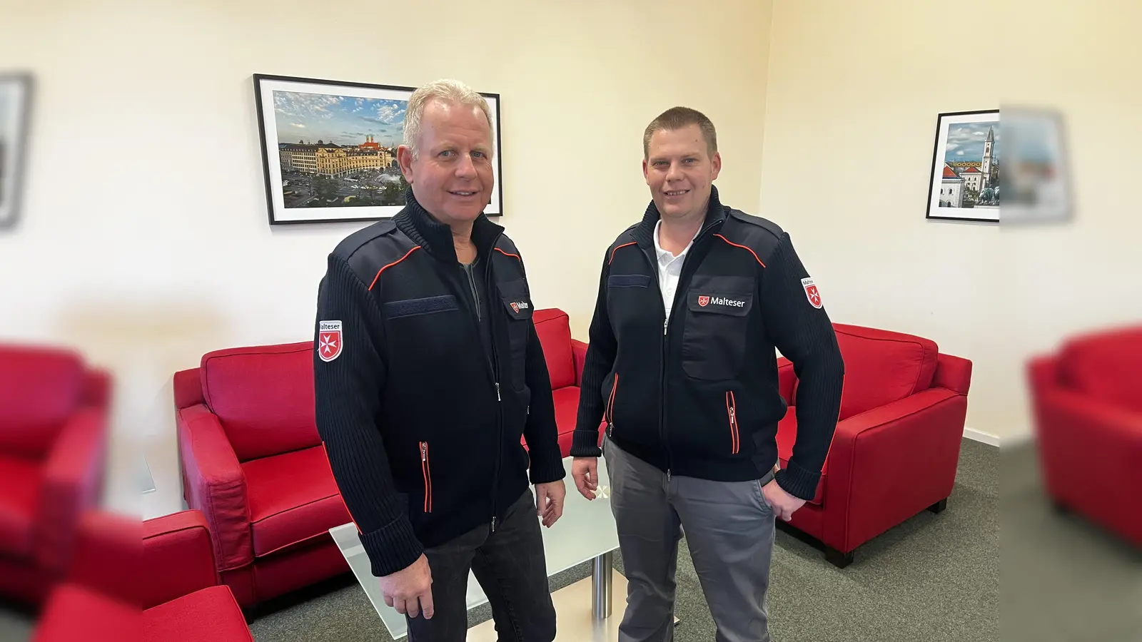 Josef Wagner (links) und Thomas Rapp. (Foto: Malteser)