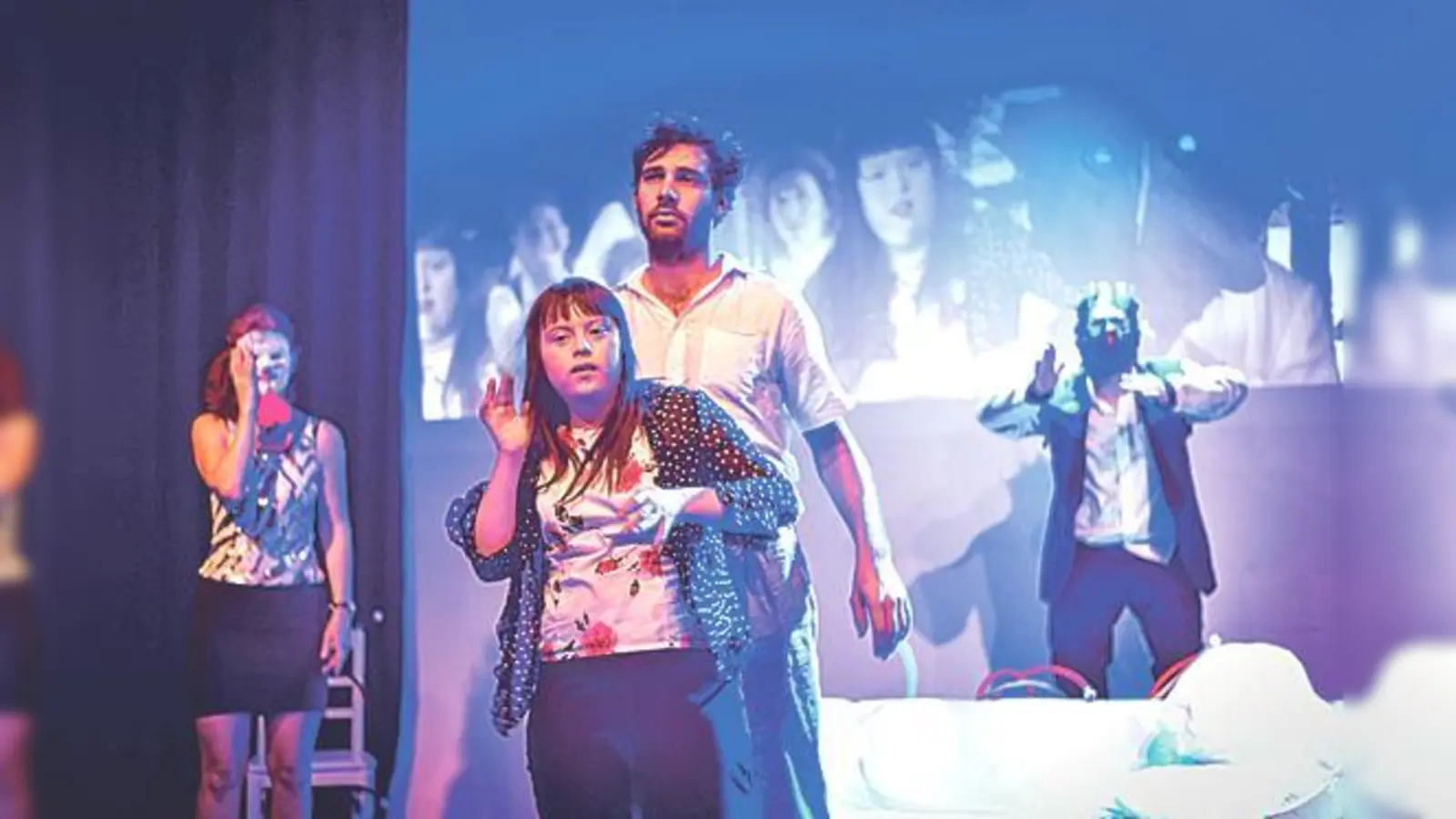 Die Freie Bühne München zeigt im Pelkovenschlössl, wie schwer der Weg zum Glück sein kann. 	 (Foto: VA)