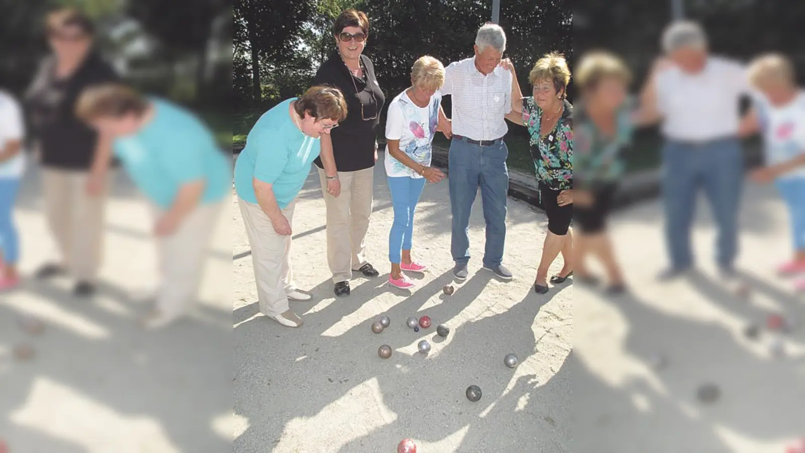Die Gruppe »Plötzlich ist man allein« hat ihr erstes Boule-Turnier organisiert.  (Foto: privat)