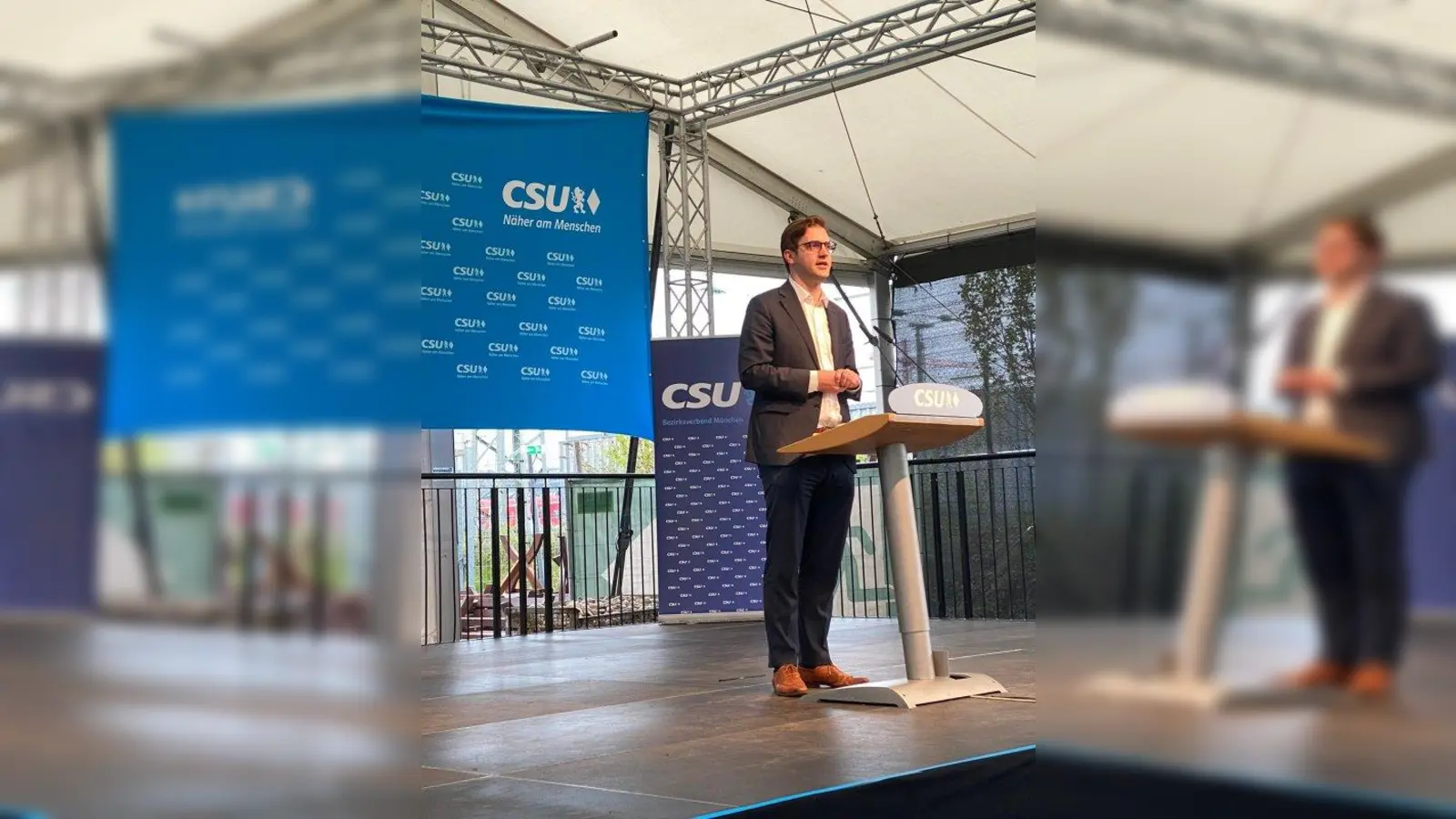 In seiner Rede zur Nominierung richtete Stephan Pilsinger den Blick auf die von der Pandemie schwer getroffenen Kinder und Familien. (Foto: CSU)