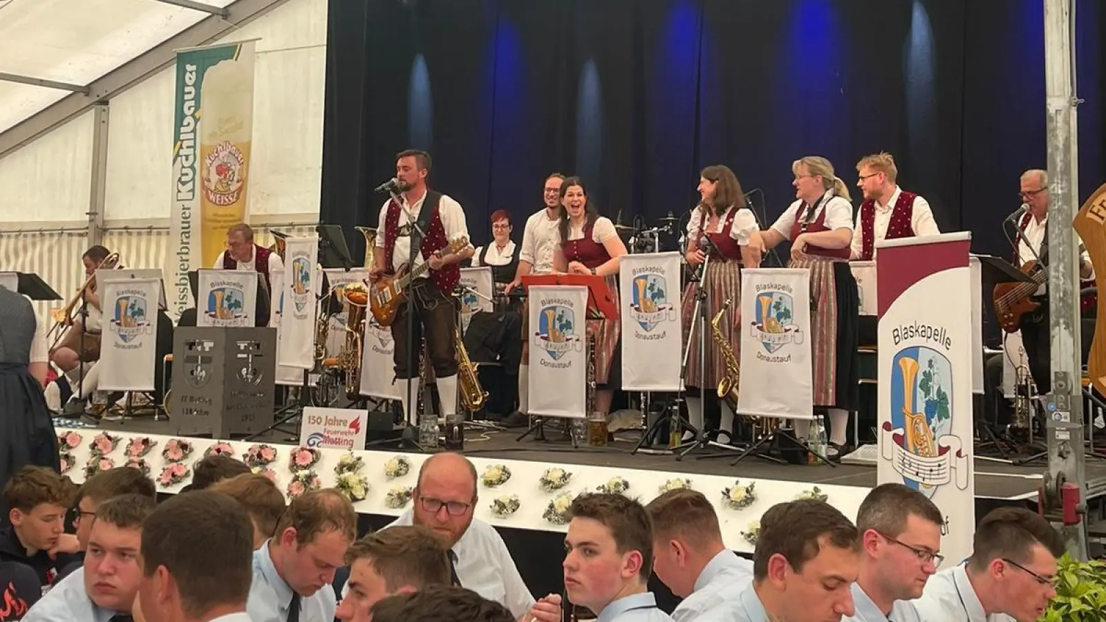 Die Blaskapelle Donaustauf steht am Mittwoch, 30. Juli auf der Bühne. (Foto: Blaskapelle)