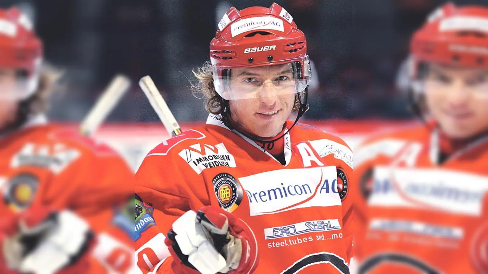 Stürmer Max Kaltenhauser, der seinen Vertrag beim EHC Klostersee verlängert.	 (Foto: smg/STOCK4press)