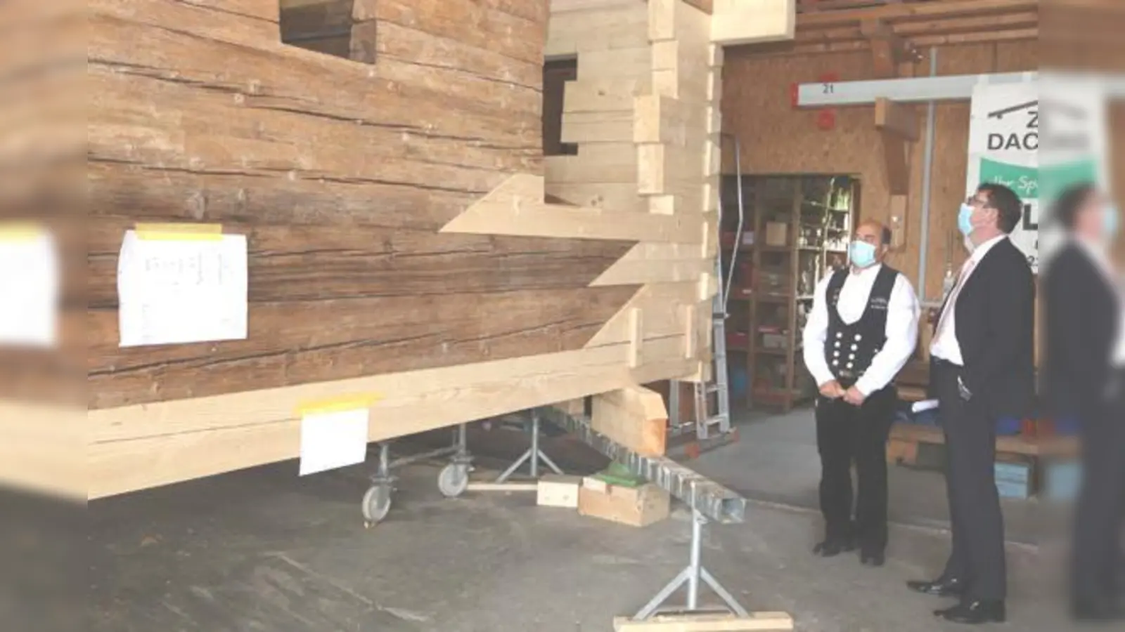 Neues Leben für ein altes Haus: Zum 400. Geburtstag des ältesten profanen Gebäudes im Landkreis Erding soll es im Freilichtmuseum Erding eingeweiht werden.  (Foto: kw)