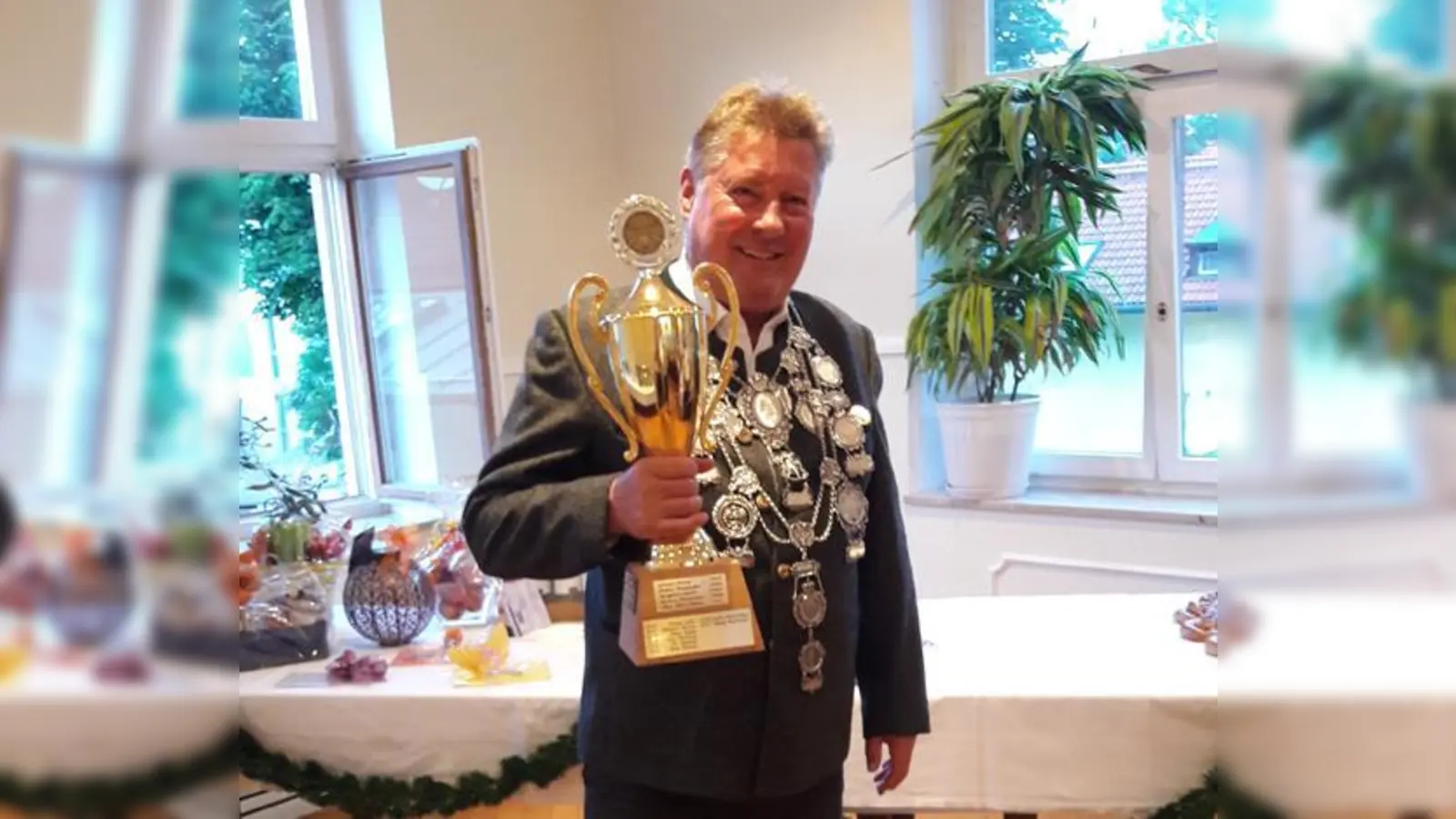 Peter Kornus ist neuer Schützenkönig beim Schützenverein Gemütlichkeit Trudering.  (Foto: Verein)