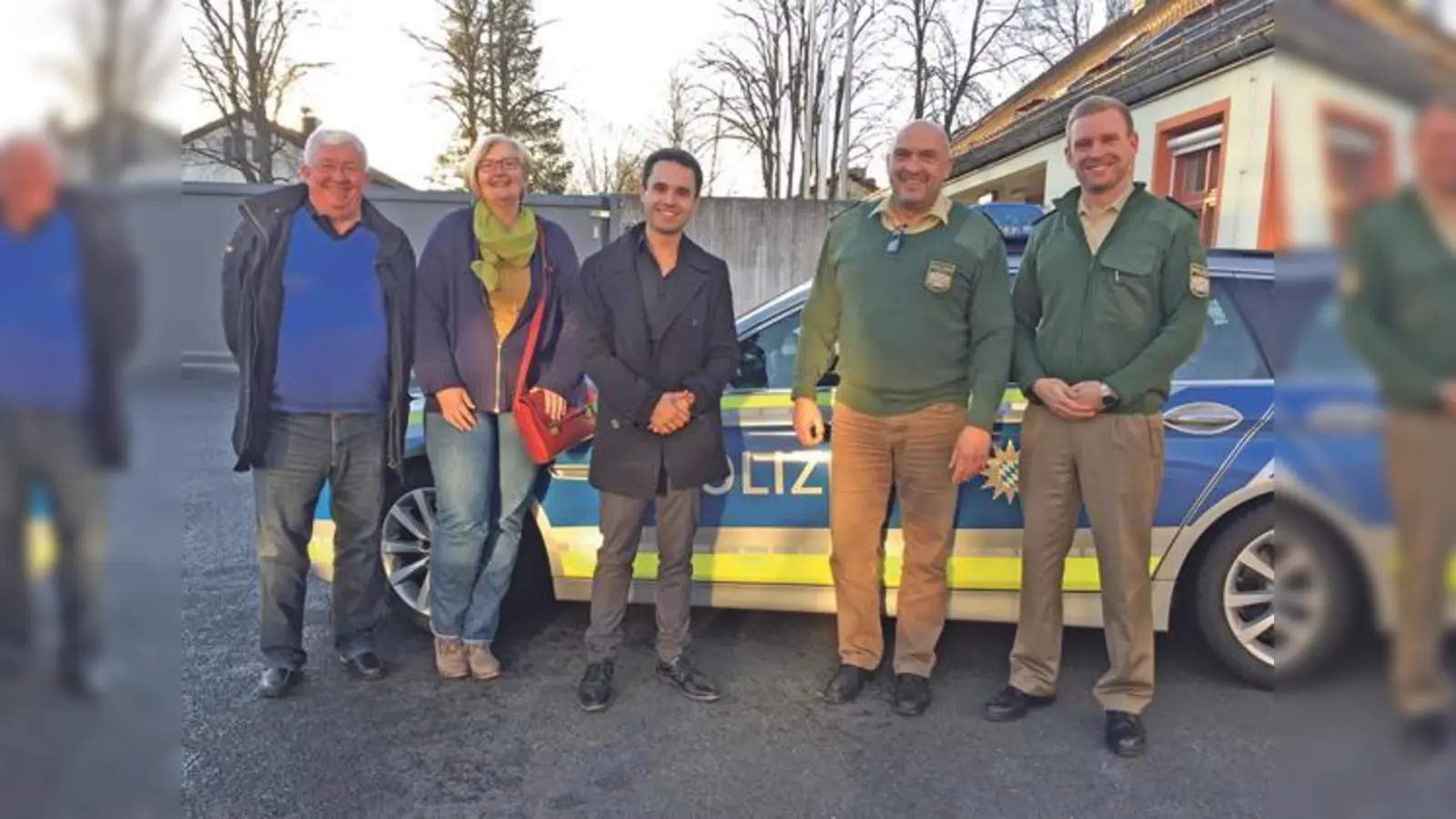 Alfred Widmann, Rosemarie Weber, Matteo Dolce, Louis Reithinger und Johannes Klinger (v. li.). 	 (Foto: SPD)