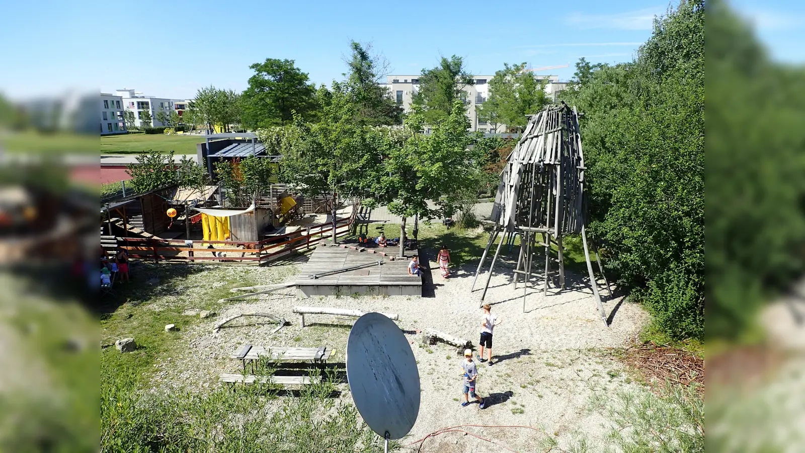 Der Abenteuerspielplatz bietet jede Menge Freitagsspaß für die ganze Familie. (Foto: Echo e.V.)