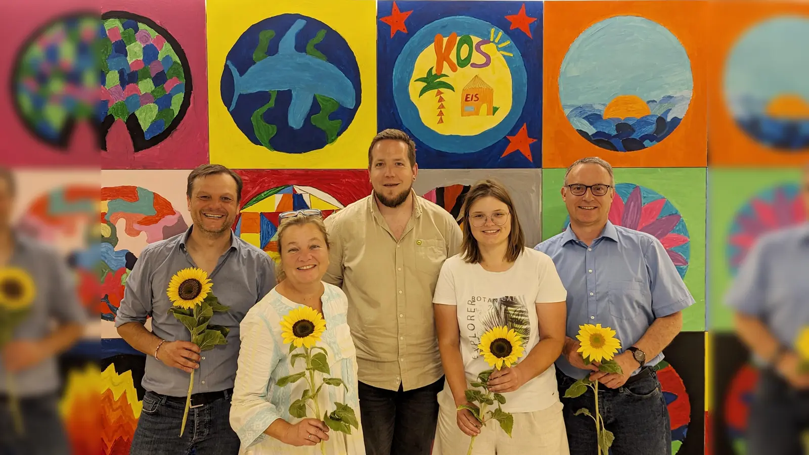 Nach den Neuwahlen: Andreas Hansert, Sybille Martinschledde, Tom Kaleße, Nina Dreßler und Dr. Volker Leib (v.l.). (Foto: Doris Böhm)