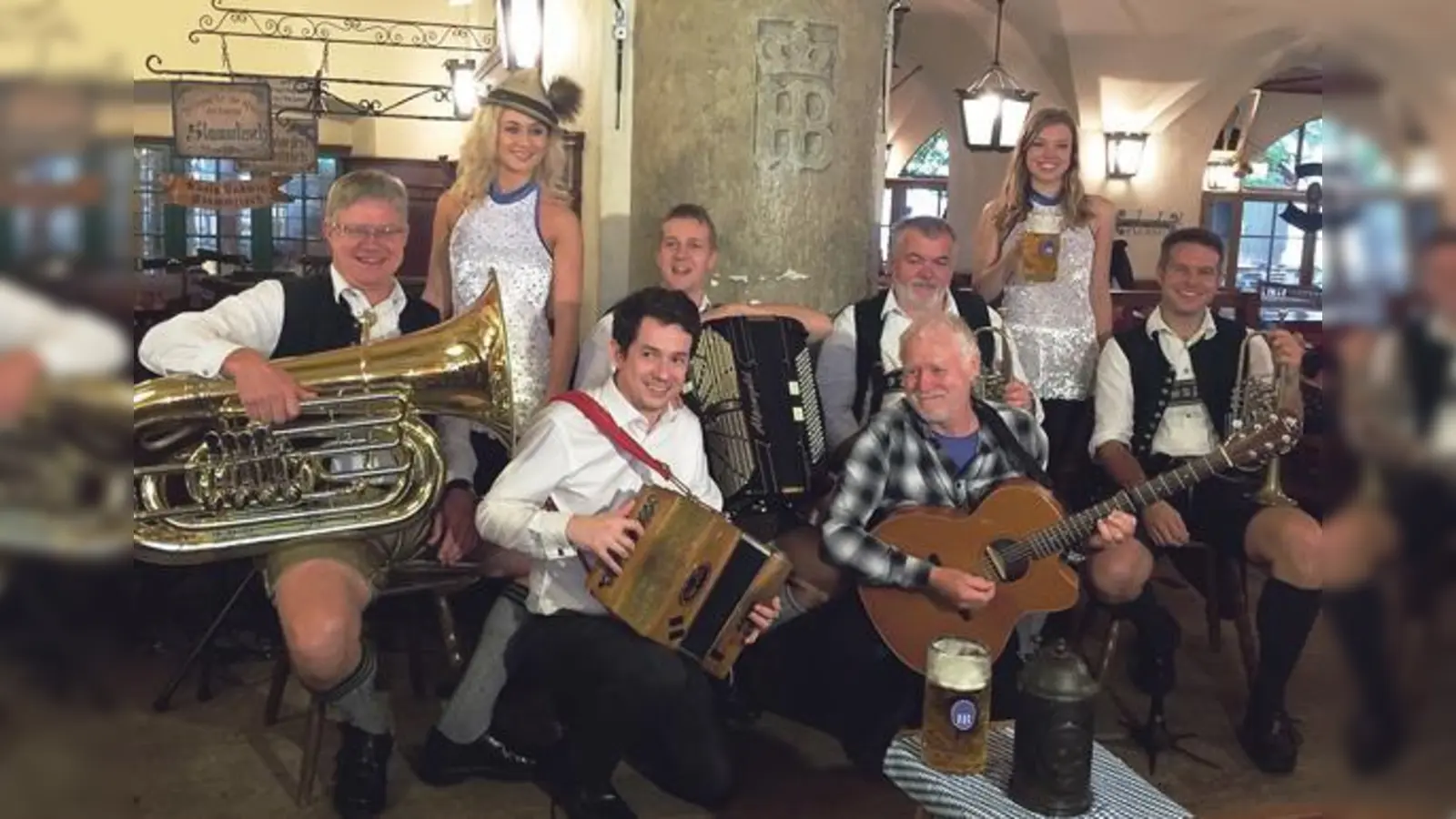 Gutes Bier und gute Musik: Die »Danceperados« fühlten sich im Hofbräuhaus gleich wie zu Hause.	 (Foto: VA)