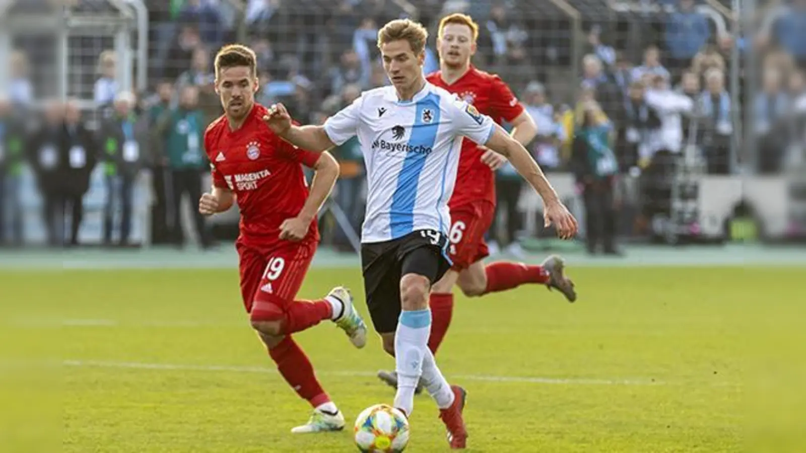 Erster Pflichtspieltreffer in der Dritten Liga: Dennis Dressel.  (Foto: Anne Wild)