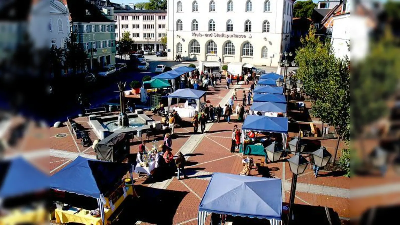 Eine große Auswahl an regionalen Produkten wird es am Samstag auf dem Schrannenplatz geben. 	 (Foto: Stadt Erding)