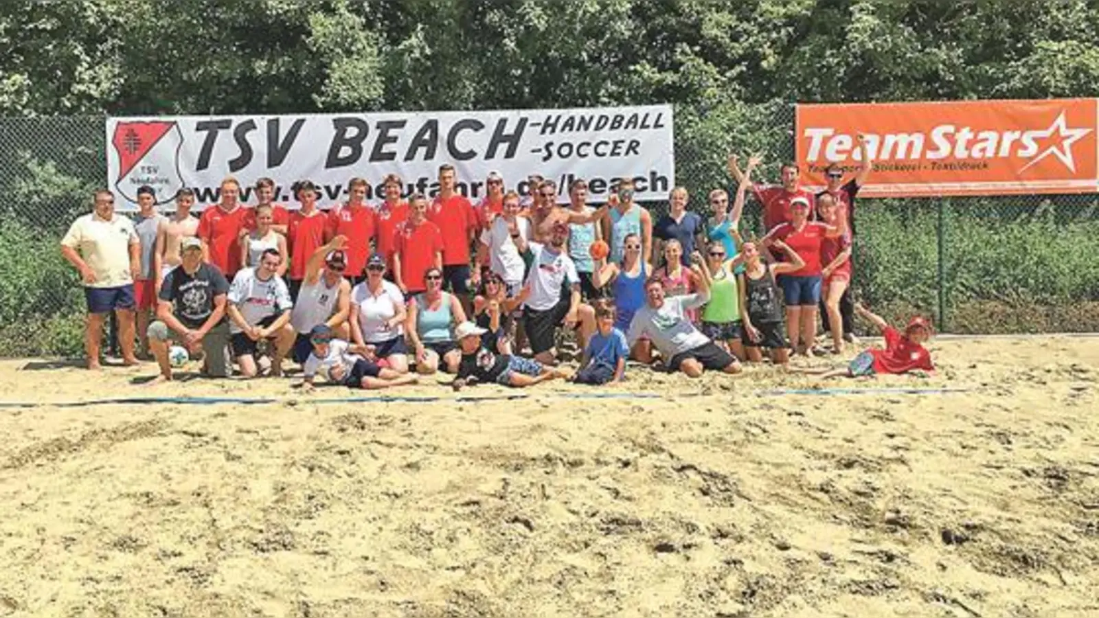 Strandfeeling beim TSV Neufahrn.	 (Foto: Verein)