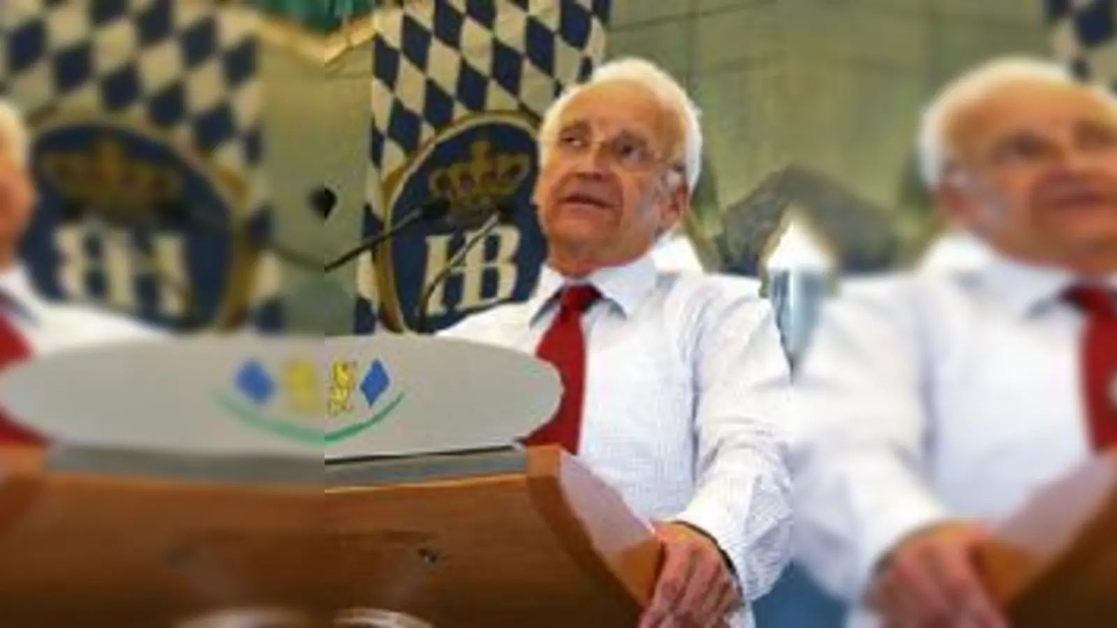 Ministerpräsident Edmund Stoiber.  (Foto: gf)