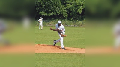 Starker Auftritt: Caribes Werfer Esahu Tejada erlaubte keinen einzigen Erfolgschlag bei den Stuttgart Reds.  (Foto: VA)