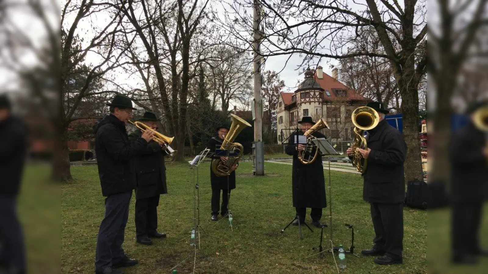 Das Bläserquintett Kaiser spielt auch heuer wieder an verschiedenen Laimer Plätzen sowie im Alten- und Servicezentrum Laim. (Foto: M. Meier)