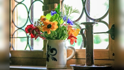 Ein selbst gepflückter Blumenstrauß bereitet Freude. (Foto: Markus Wasmeier)