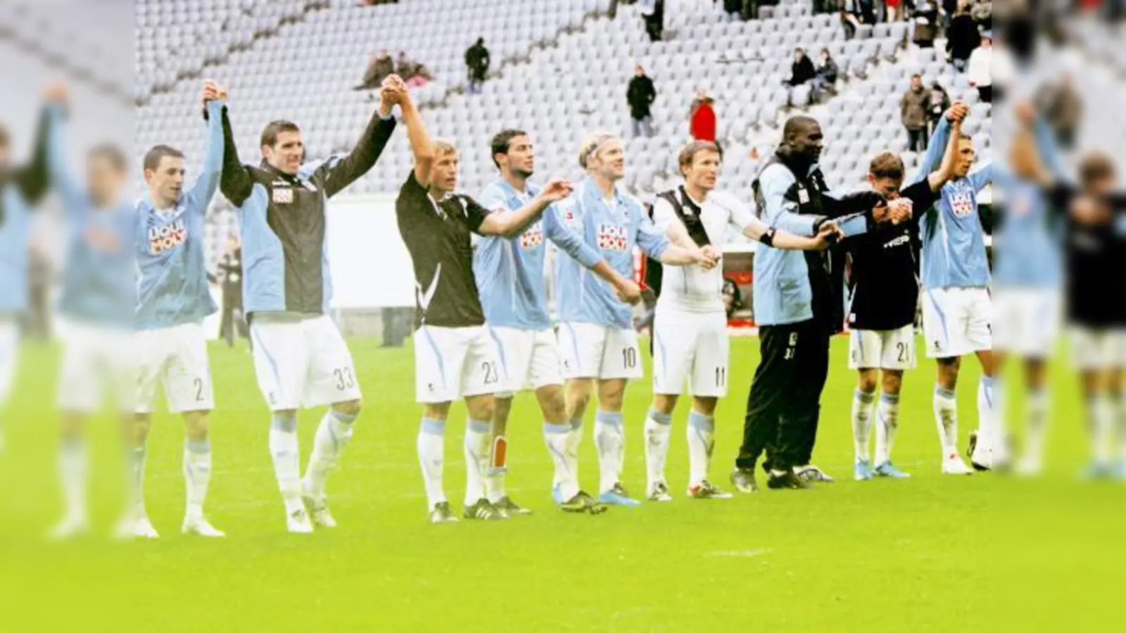 Wie schon im Hinspiel (Foto) konnten die Löwen auch nach der zweiten Partie gegen den MSV Duisburg einen Sieg feiern.	  (Foto: Anne Wild)