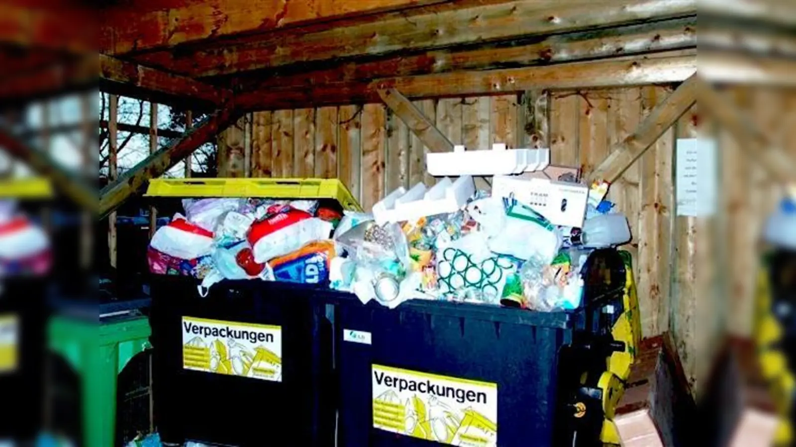 Wertstoffe sollten noch vor den Feiertagen entsorgt werden.	 (Foto: lra)