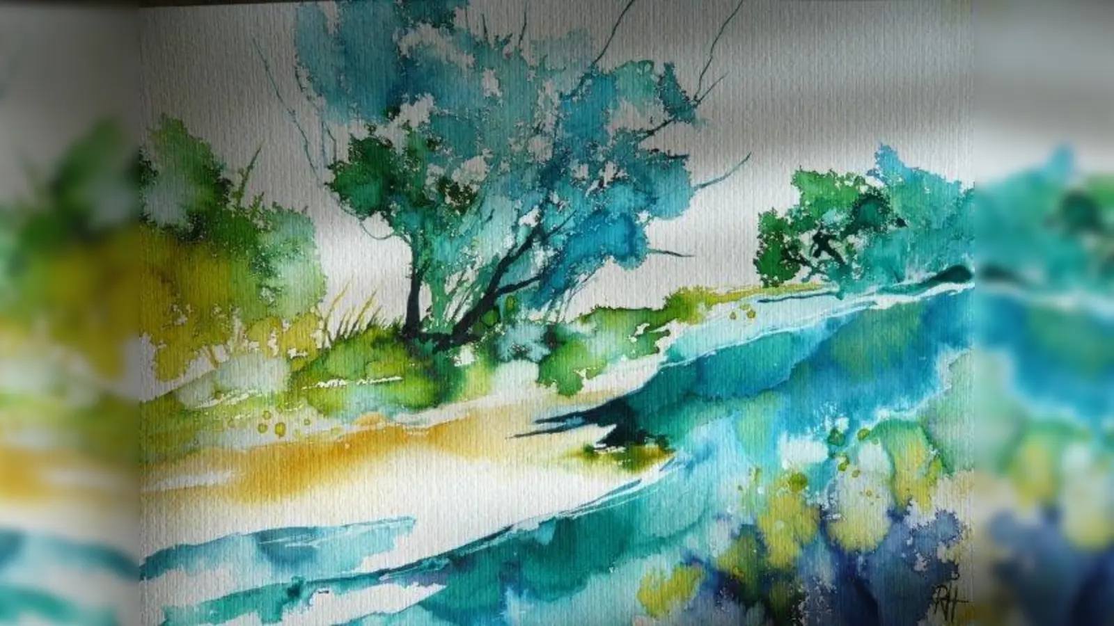 Landschaften gehören zu Roswitha Hubers Lieblingsmotiven. (Foto: © Roswitha Huber)