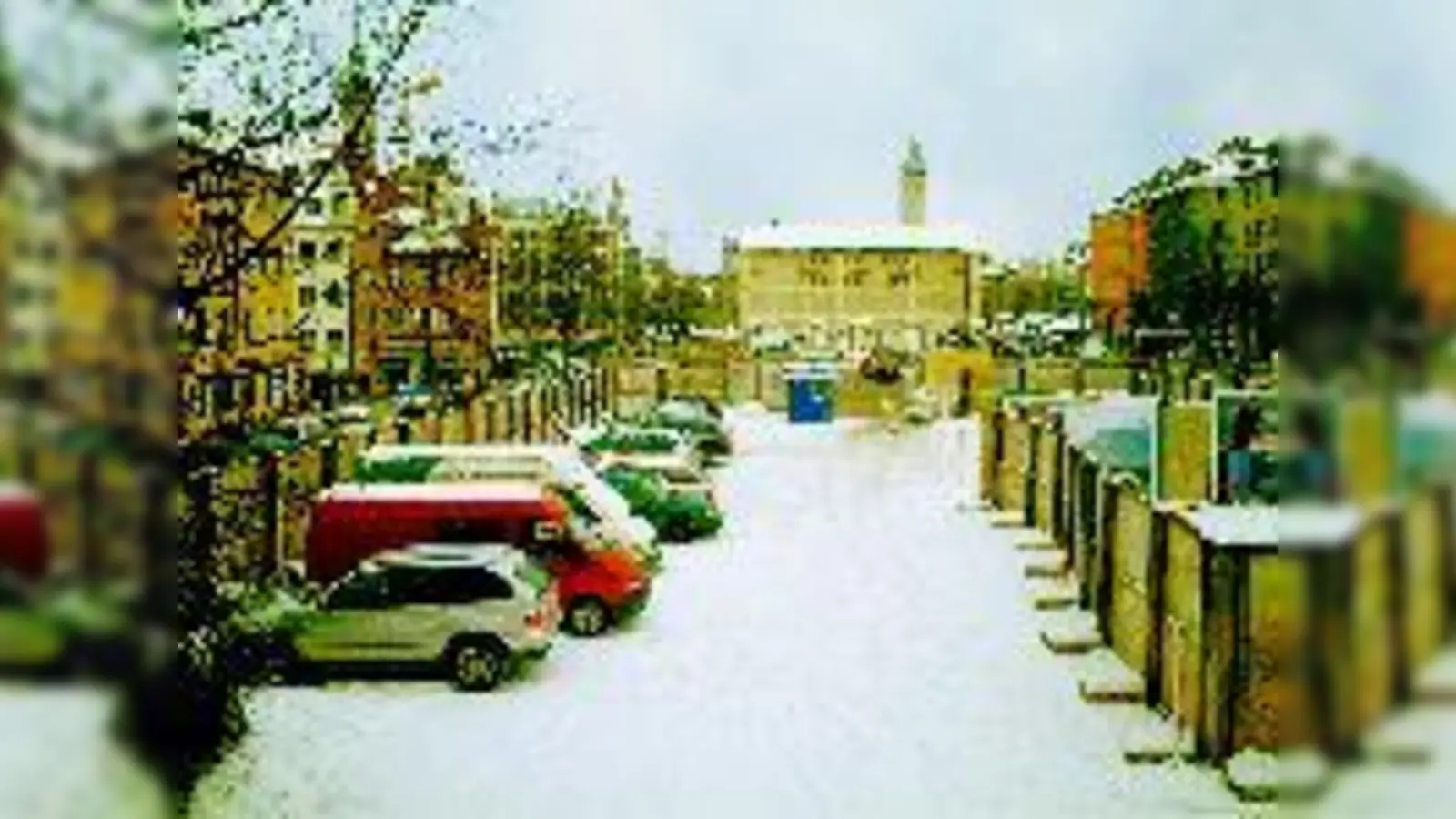 Freie Sicht bis zur Freibank  hier soll die »neue« Schrannenhalle stehen.	 (Foto: Markus Schliffenbacher)