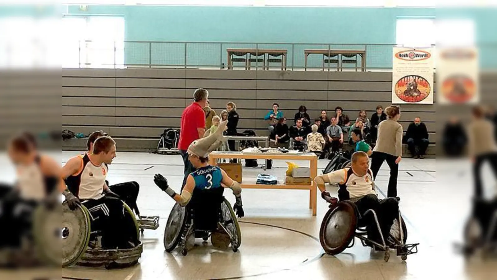 Zum 20-jähriges Bestehen der Rollstuhl-Rugby-Abteilung des TSV Milbertshofen wird ein Freundschaftstunier veranstaltet. 	 (Foto: TSV Milbertshofen)