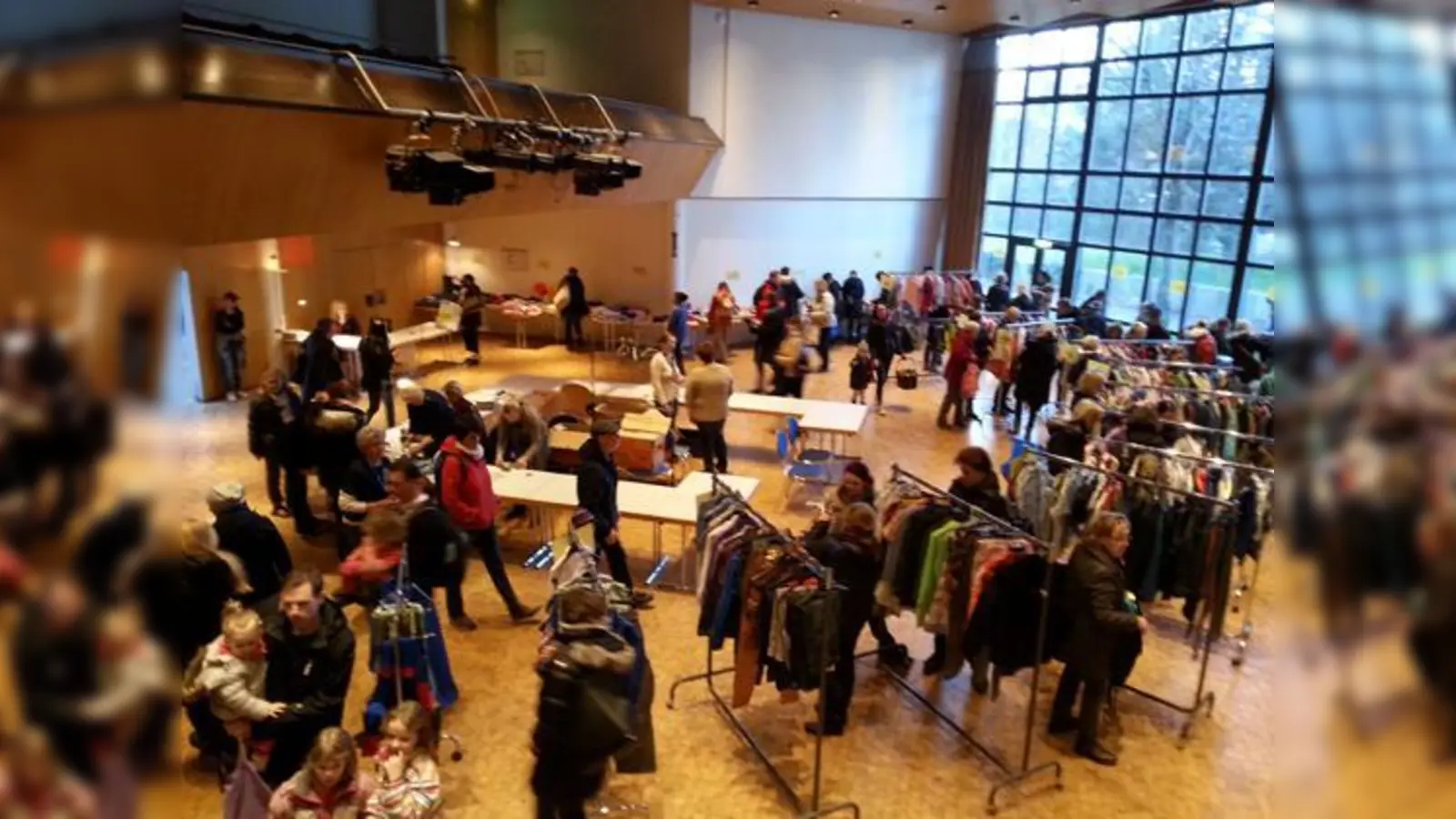 Im Saal des Bürgerhauses findet wieder der beliebte Kinder-Basar fürs Frühjahr statt.	 (Foto: VA)