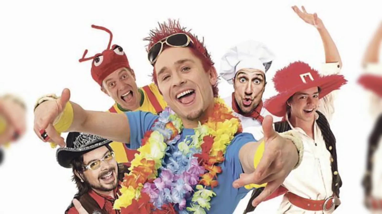 In Neufahrn zu Gast: Donikkl und seine Bandkollegen.	 (Foto: VA)