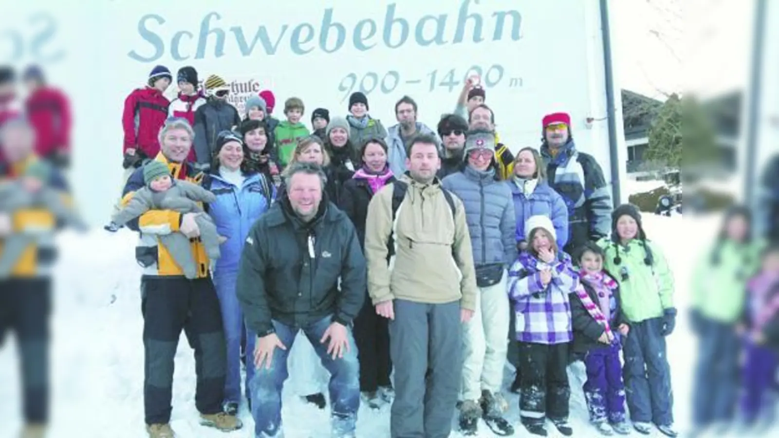 Der Winterausflug der D4-Junioren macht nicht nur den Kids sichtlich Spaß. (Foto: pi)