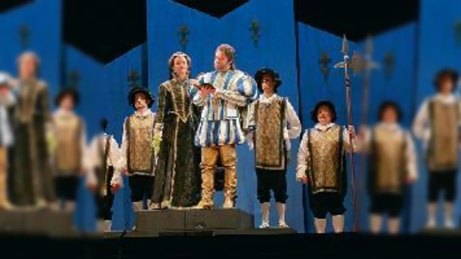 Mittelalterliches Flair beim Historienmusical Nostradamus am  (Gasteig.Foto: VA)