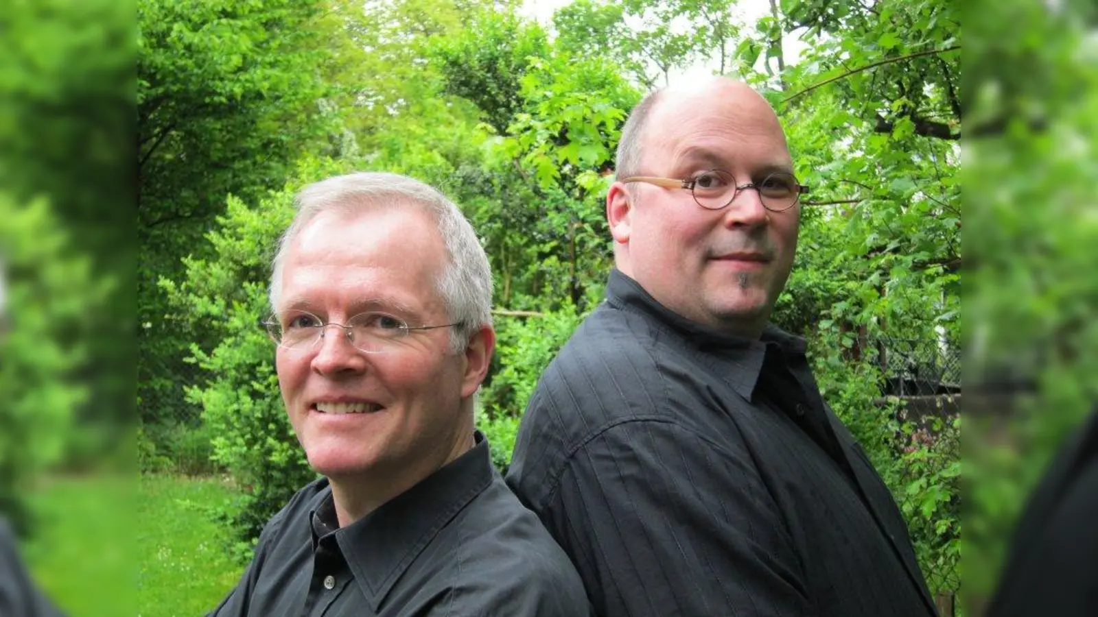 Thomas Rothfuß (links) und Andreas Pürtinger sind beim Konzert in St. Stephan zu hören. (Foto: pi)