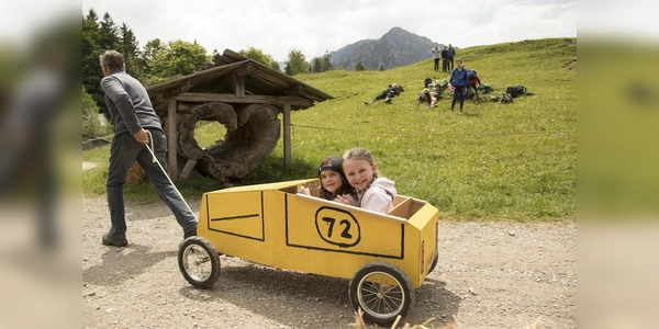 Hinauf muss gezogen werden. (Foto: Markus Wasmeier)