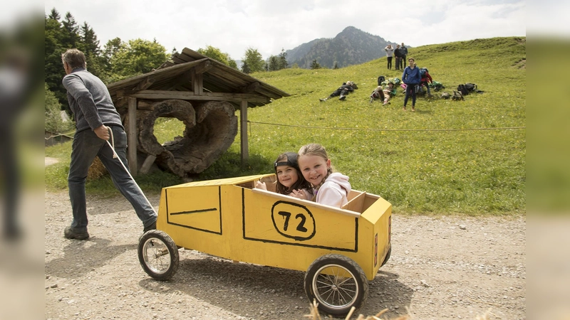 Hinauf muss gezogen werden. (Foto: Markus Wasmeier)