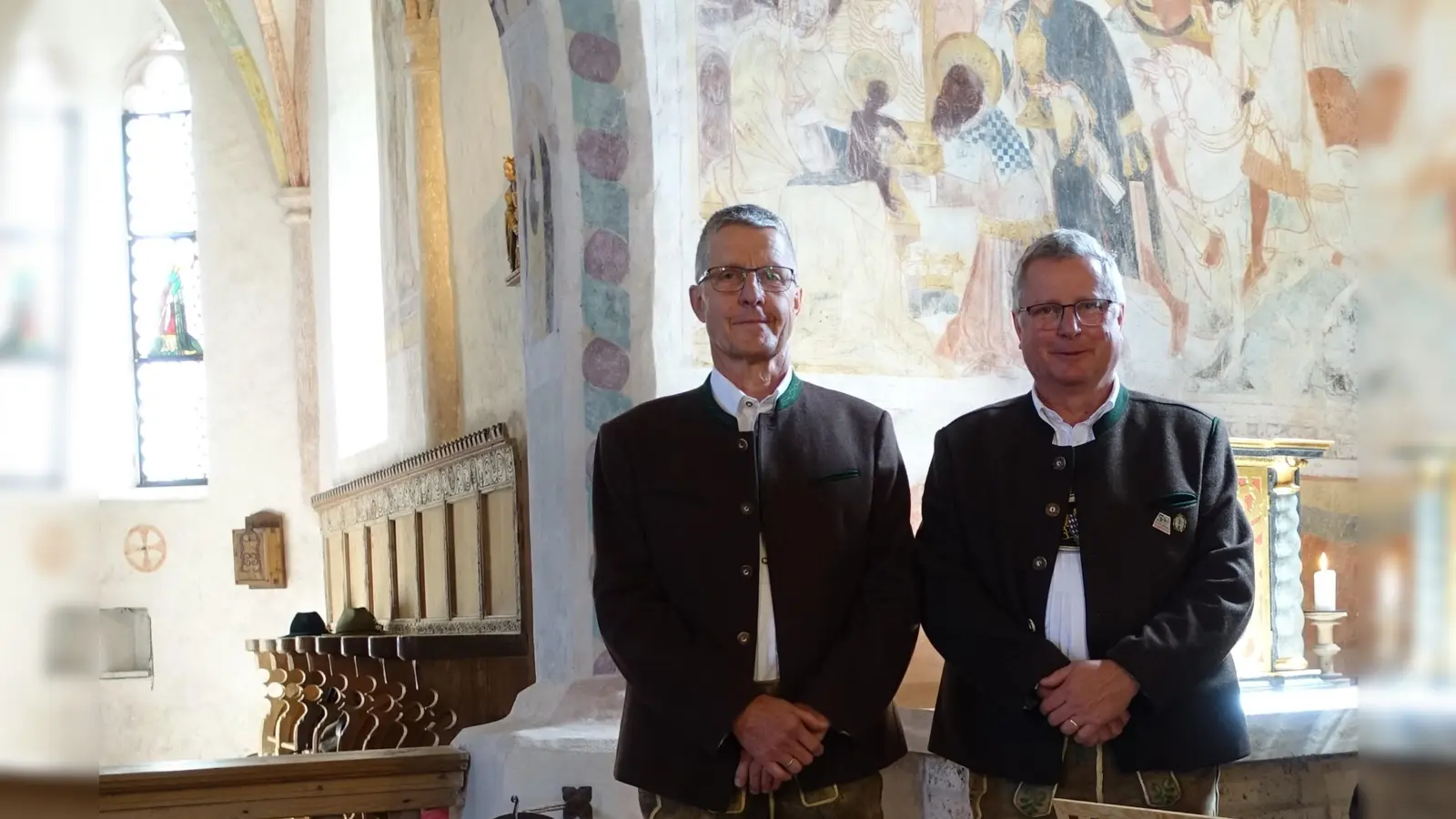 Der „Schwanthalerhöher Zwoagsang“, bestehend aus den Brüdern Lackermeier, lädt am Palmsonntag zum Passionssingen ein. (Foto: Andi Lackermeier)