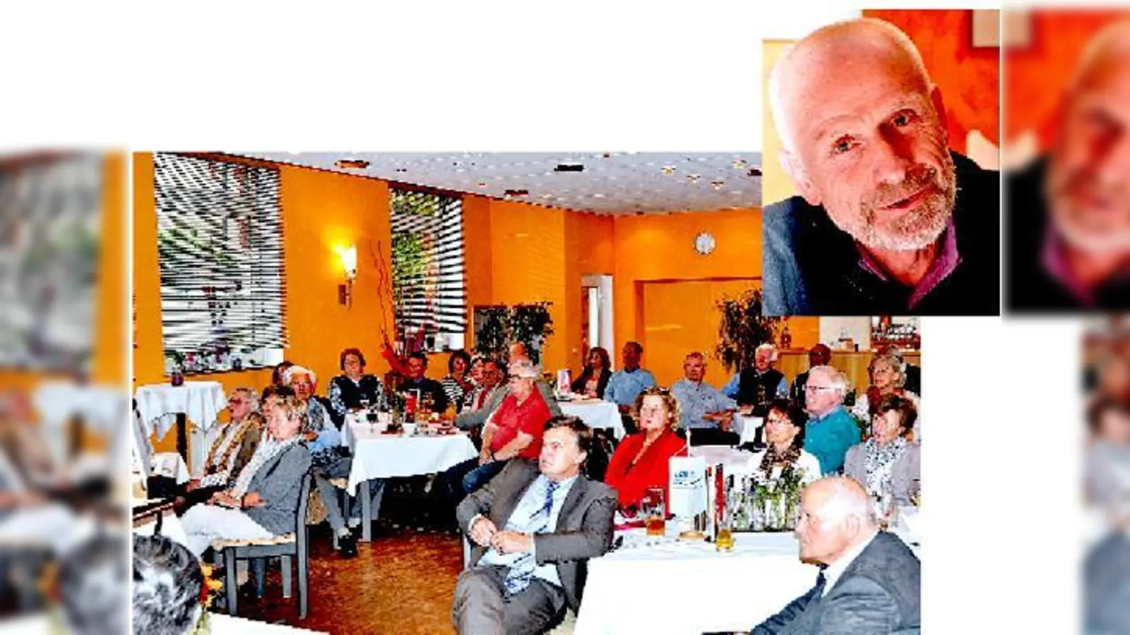 In Grafing ging es am Dienstag bei einer Podiumsdiskussion um Wohnen im Alter. Werner Fuchs (kl. Foto) kann sich vorstellen, später in eine WG zu ziehen.	 (Foto: Sybille Föll)