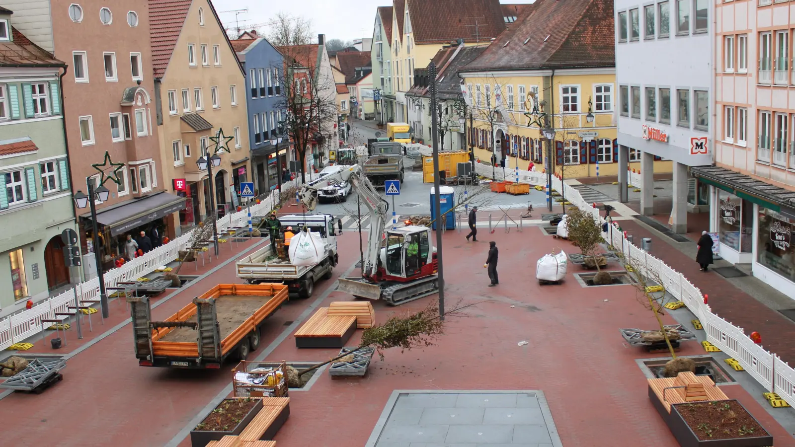 Die Friedrich-Fischer-Straße ist ab 5. Dezember wieder für den Verkehr freigegeben. (Foto: Große Kreisstadt Erding)