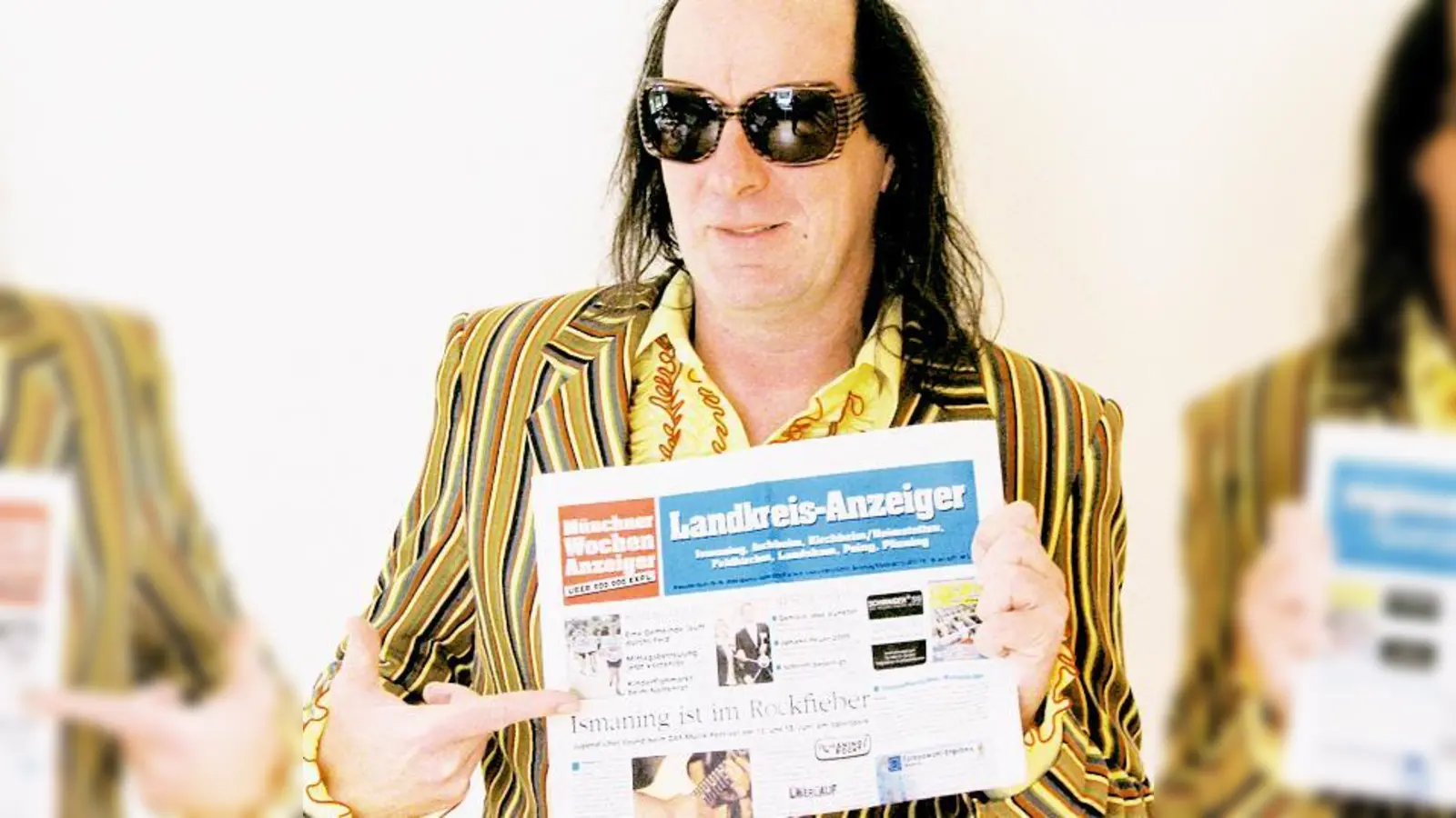 Ismaning im Rockfieber? Bei dieser Schlagzeile muss natürlich sofort ein Guildo Horn kommen und nach dem Rechten schauen!	 (Foto: Holthausen)