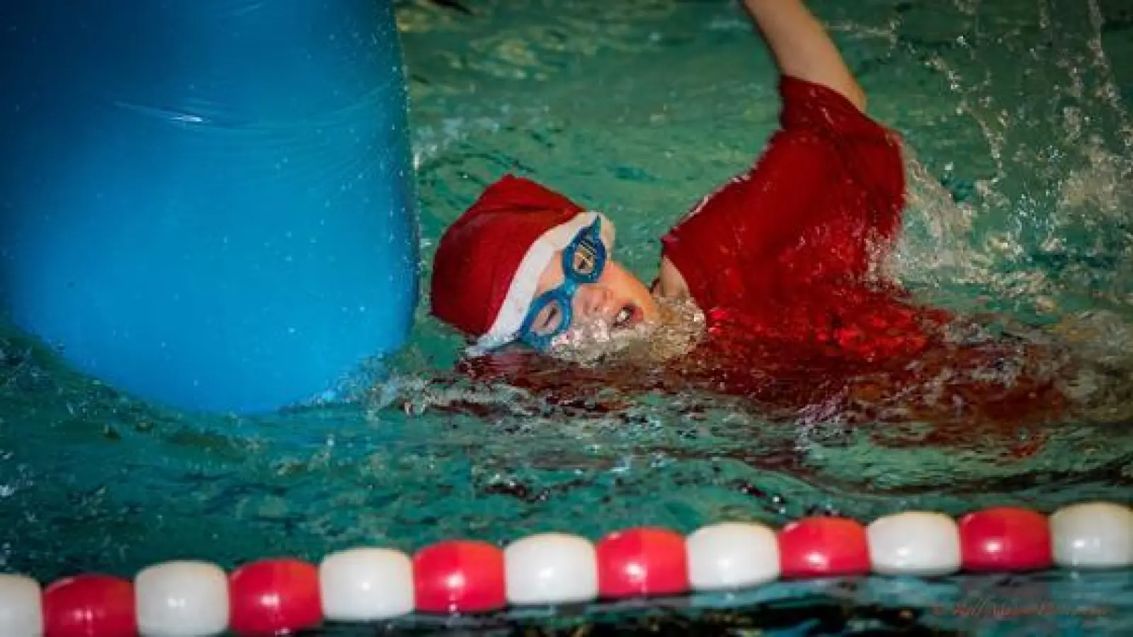 Auch die „kleinen” Nachwuchstalente konnten in der „Nikolausstaffel” nochmal Gas geben.  (Foto: TSVV)