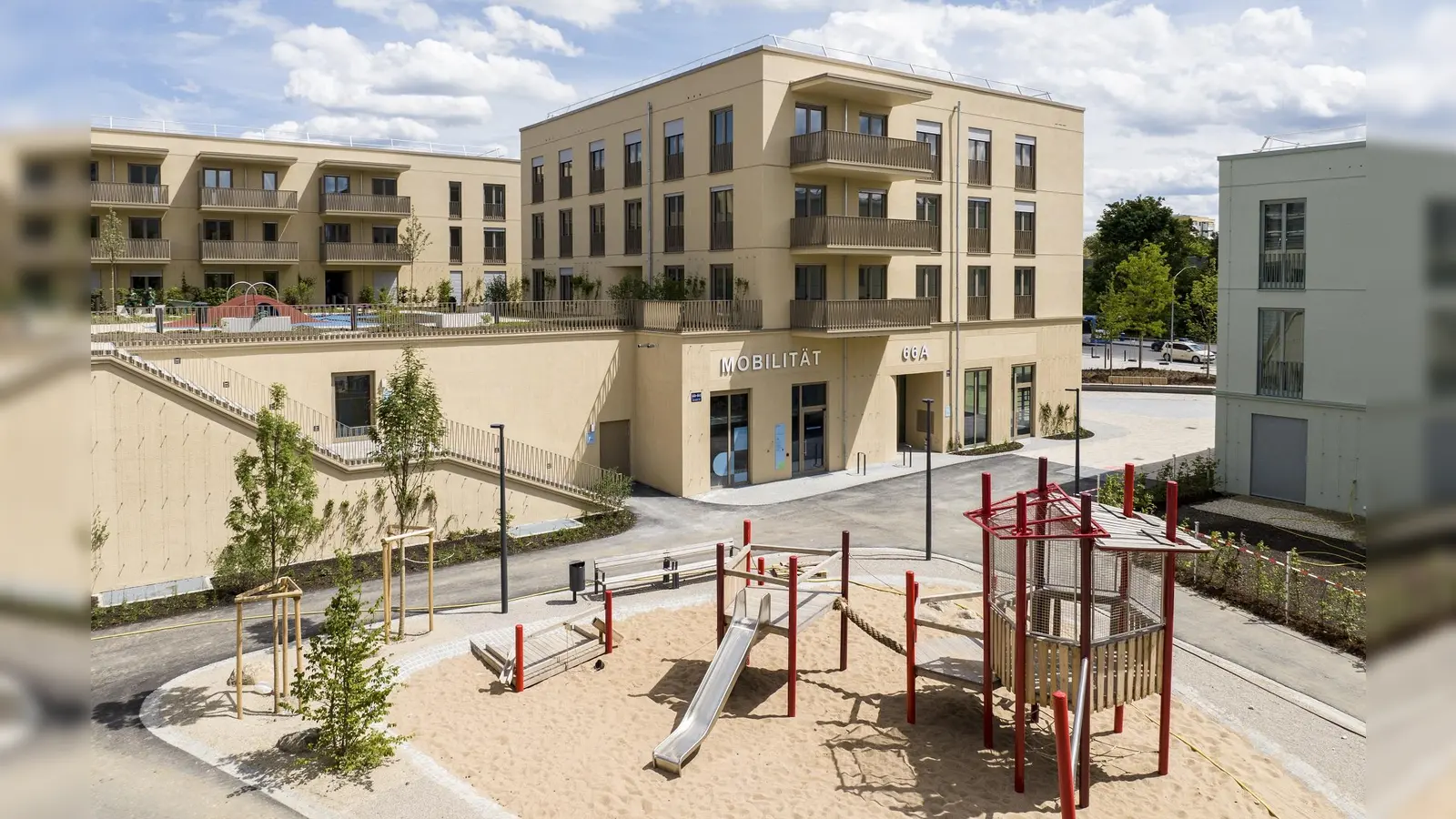 Die Freiräume im neuen Quartier laden zum Aufenthalt ein und schaffen Raum für Begegnung im Alltag. (Foto: Thilo Härdtlein)