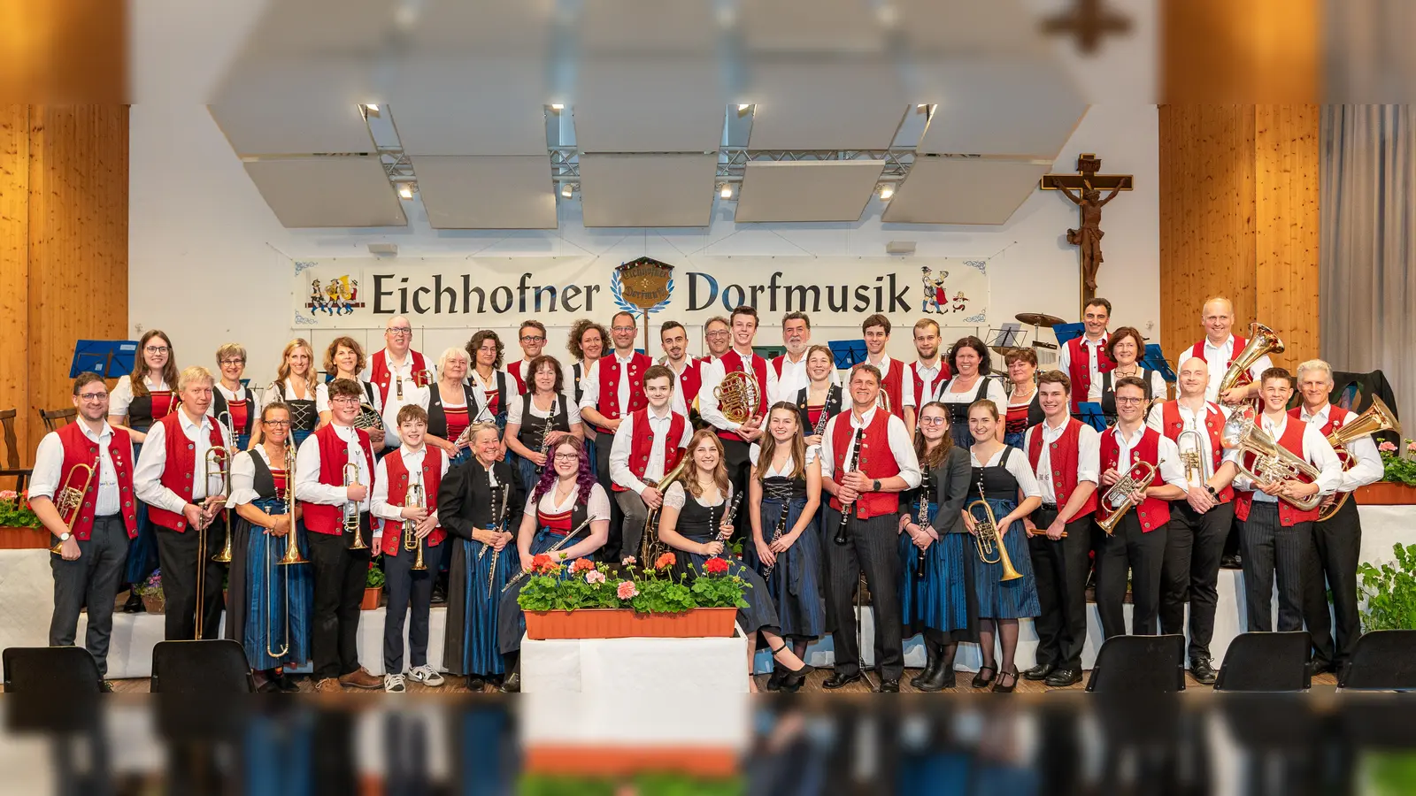 Die Eichhofner Dorfmusik probt seit Wochen für ihren großen Auftritt am 25. April. (Foto: Stefan Gaar)