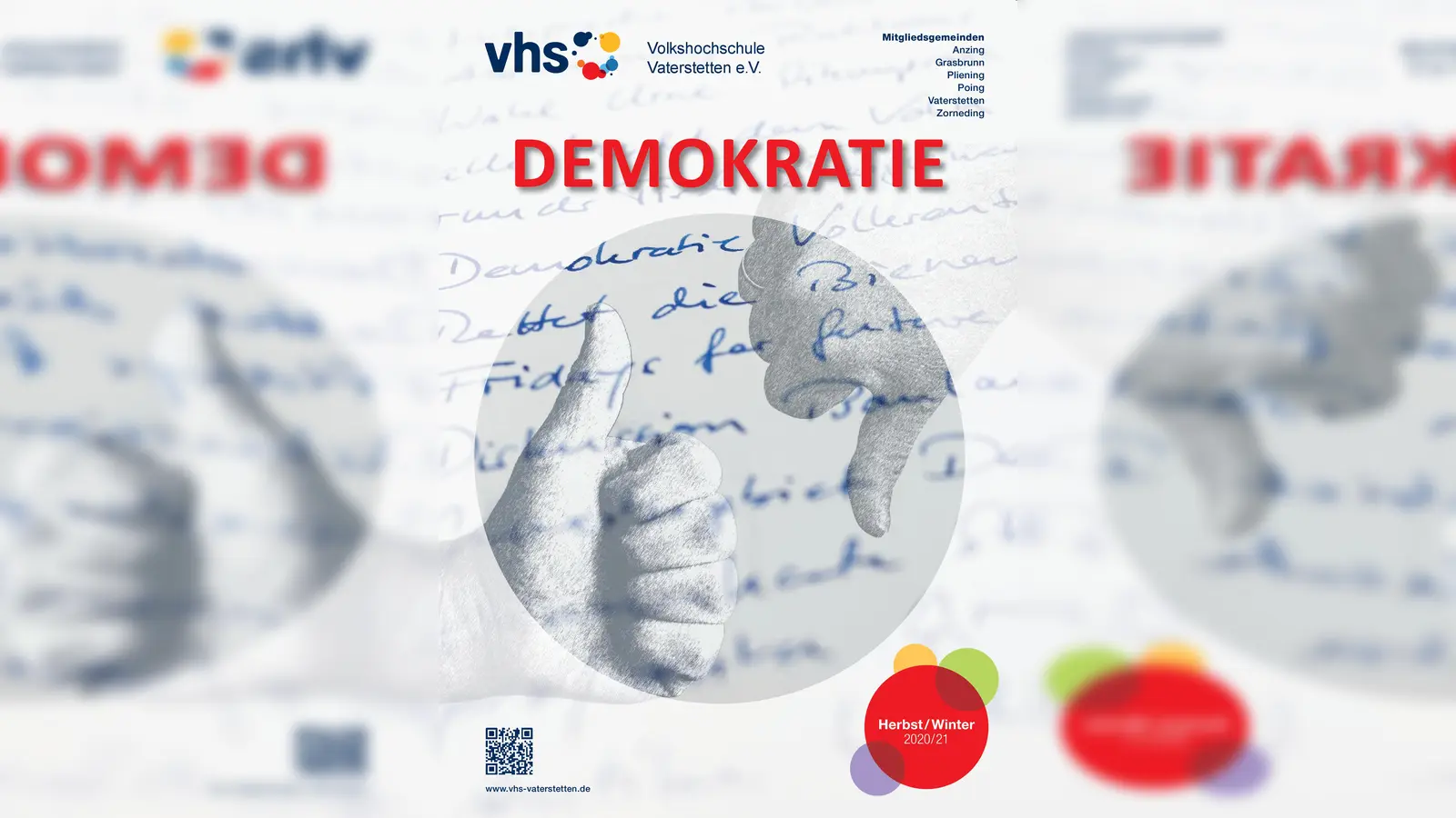 Das Titelbild stammt wieder einmal von Uli Steger, der den Wettbewerb des VHS-Fotoclubs zum Thema „Demokratie“ gewonnen hat. Der Titel des Bildes ist „Abstimmung“. <br> (Foto: VHS)