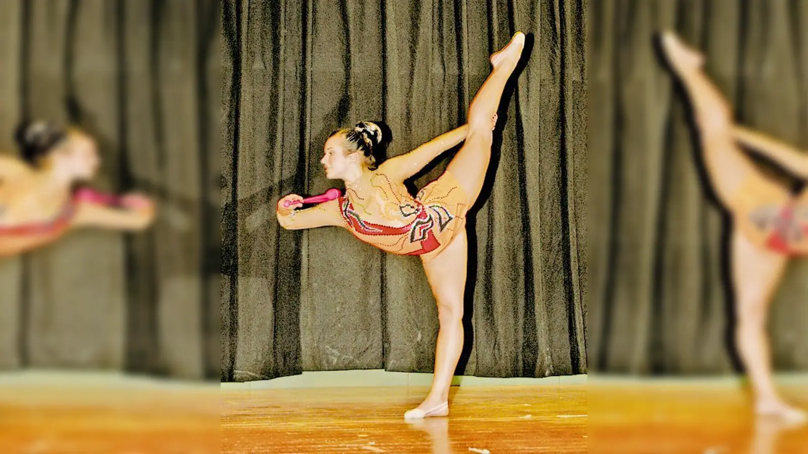 Olga Petrenko zeigte, welch anmutige Sachen man mit Keulen machen kann.	 (Foto: VA)