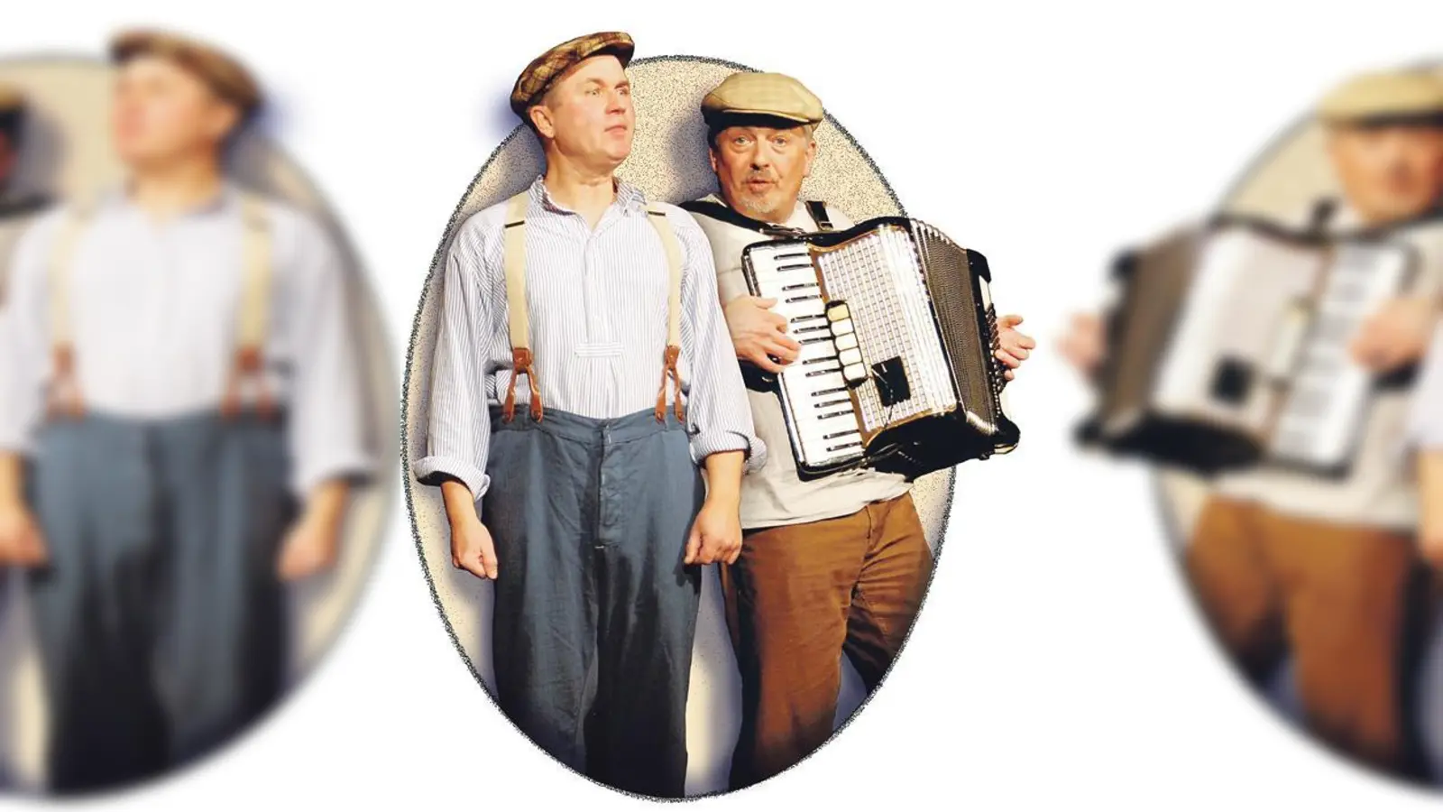 Bringen die Zeit der Volkssänger zurück auf die Bühne: Norbert Heckner und Helmut Knesewitsch. 	 (Foto: Heinz Josef Braun)