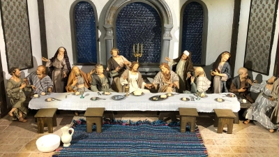 Das letzte Abendmahl. (Foto: Münchner Krippenfreunde e.V.)
