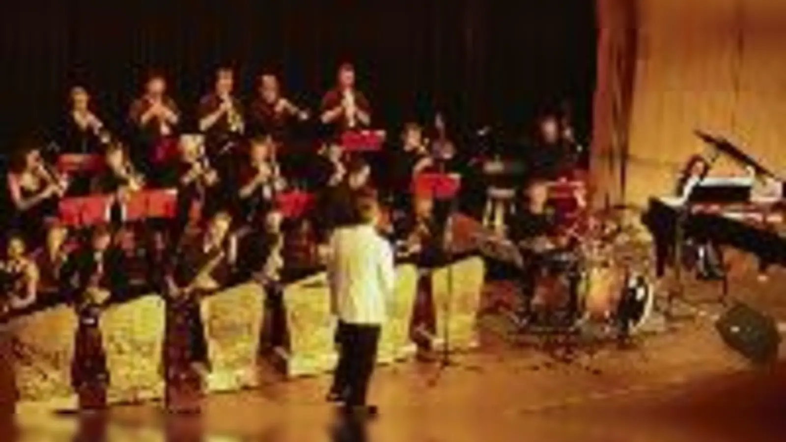 Sorgt für mitreißende Stimmung: die Bezirks-Big Band. 	 (Foto: VA)